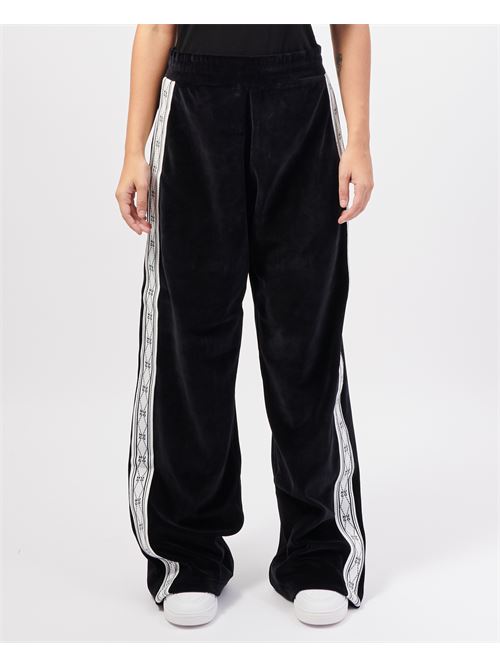 Pantaloni donna Hugo a gamba larga con logo