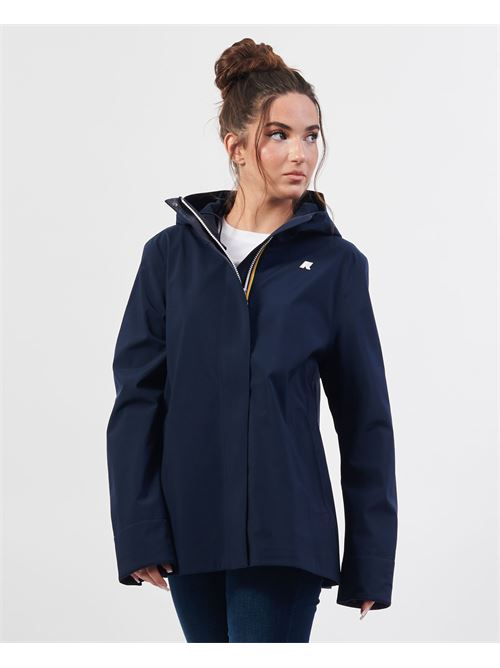 Giacca corta K-way Madalina con cappuccio e logo K-WAY | K21488W-MADALINAA2B