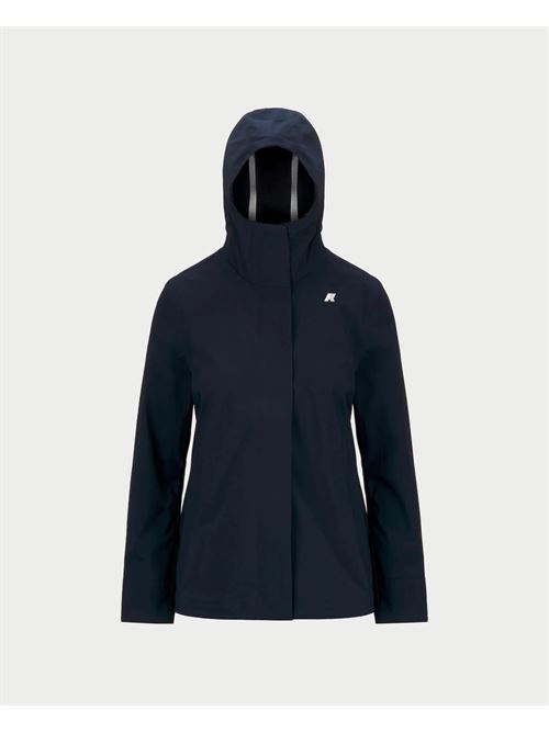 Giacca corta K-way Madalina con cappuccio e logo K-WAY | K21488W-MADALINAA2B