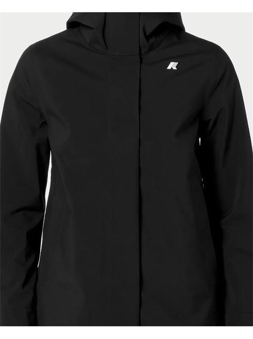 Giacca corta K-way Madalina con cappuccio e logo K-WAY | K21488W-MADALINAA3C