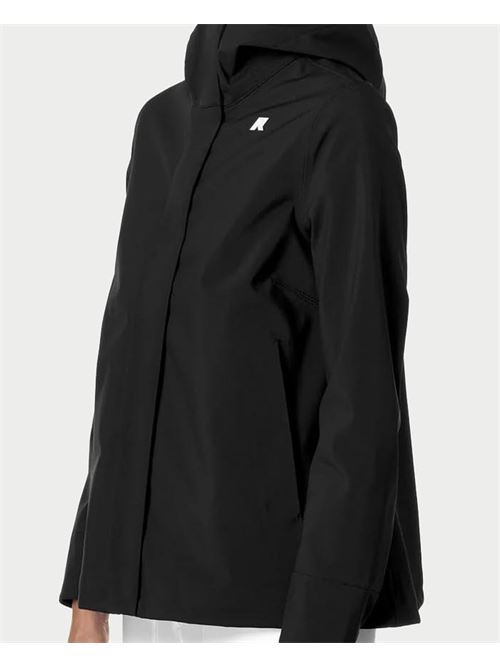 Giacca corta K-way Madalina con cappuccio e logo K-WAY | K21488W-MADALINAA3C