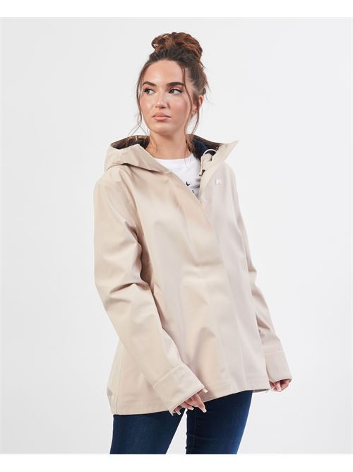 Giacca corta K-way Madalina con cappuccio e logo K-WAY | K21488W-MADALINAAU0