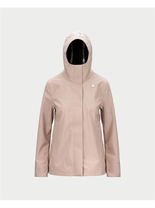 Giacca corta K-way Madalina con cappuccio e logo K-WAY | K21488W-MADALINAAU0