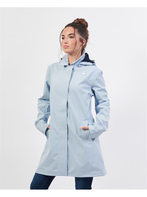 Giacca lunga Mathy di K-way con cappuccio e logo K-WAY | K2148BW-MATHYAS3