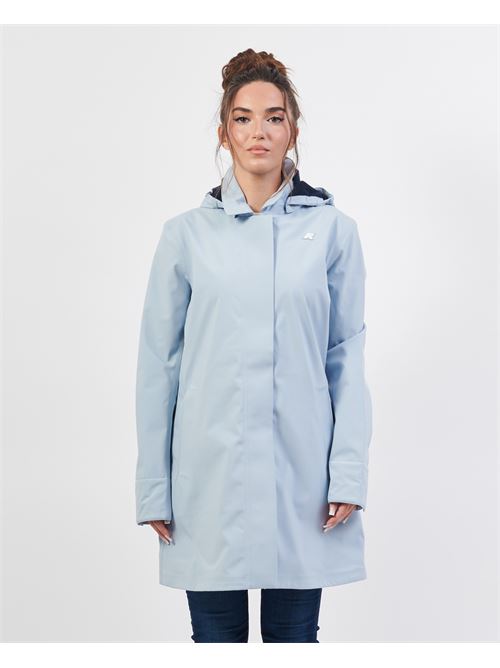 Giacca lunga Mathy di K-way con cappuccio e logo K-WAY | K2148BW-MATHYAS3