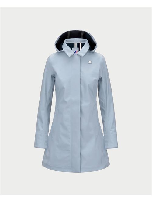Giacca lunga Mathy di K-way con cappuccio e logo K-WAY | K2148BW-MATHYAS3