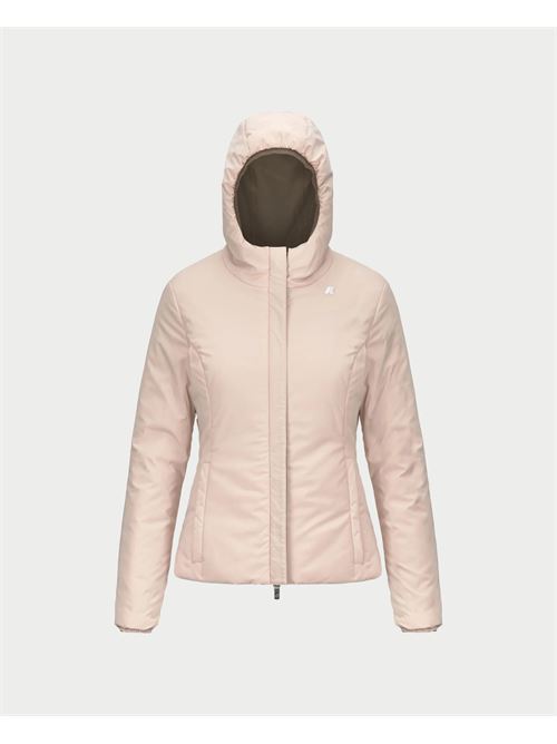Giacca corta donna Lily Warm K-way reversibile K-WAY | K6128TW-LILYAUE