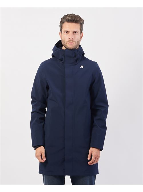 Giacca lunga K-way Thomas Bonded con cappuccio K-WAY | K7126WW-THOMASA2B