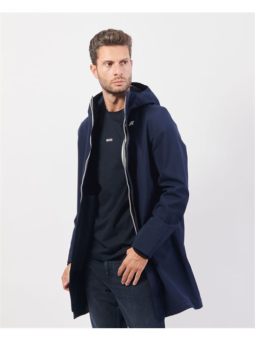 Giacca lunga K-way Thomas Bonded con cappuccio K-WAY | K7126WW-THOMASA2B