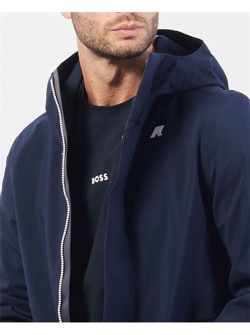 Giacca lunga K-way Thomas Bonded con cappuccio K-WAY | K7126WW-THOMASA2B