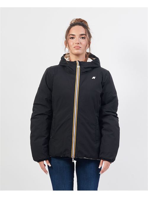 Giacca corta reversibile Lily di K-way con cappuccio K-WAY | K8127XW-LILYALR