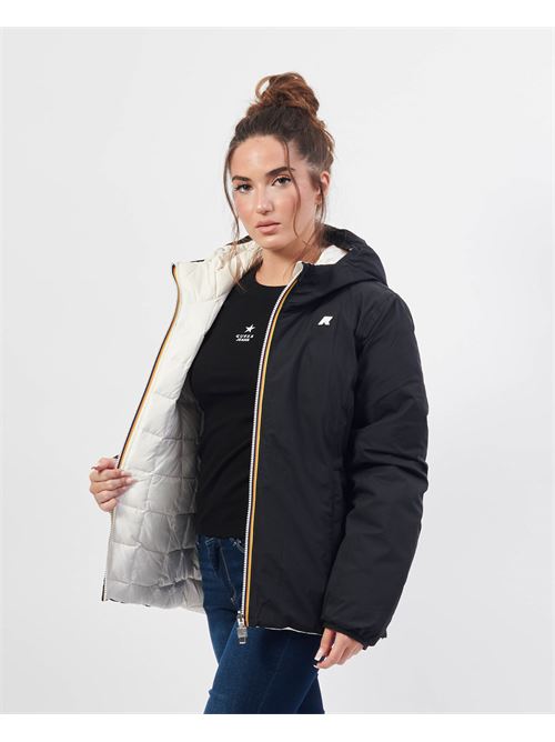 Giacca corta reversibile Lily di K-way con cappuccio K-WAY | K8127XW-LILYALR