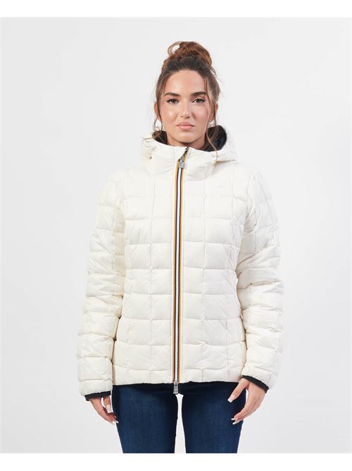 Giacca corta reversibile Lily di K-way con cappuccio K-WAY | K8127XW-LILYALR
