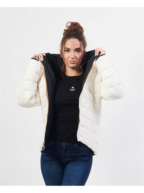 Giacca corta reversibile Lily di K-way con cappuccio K-WAY | K8127XW-LILYALR