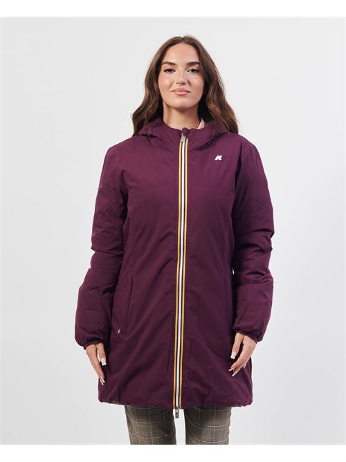 Giacca tre quarti Denise Thermo di K-way reversibile K-WAY | K8134CW-DENISEASL