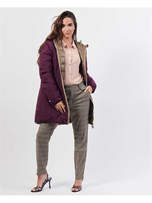 Giacca tre quarti Denise Thermo di K-way reversibile K-WAY | K8134CW-DENISEASL