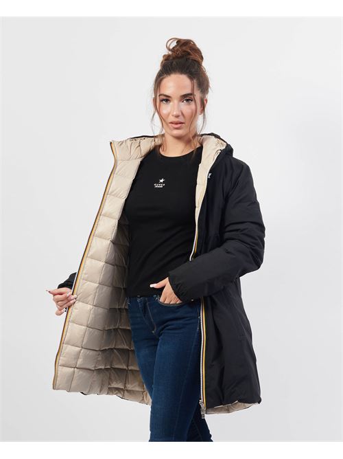 Giacca tre quarti Denise Thermo di K-way reversibile K-WAY | K8134CW-DENISEAU7