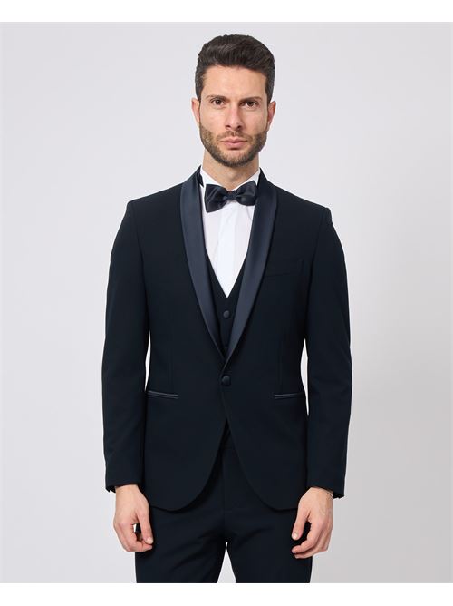 Smoking uomo Bharnaba con collo sciallato BHARNABA | AB212-LOTOBLU