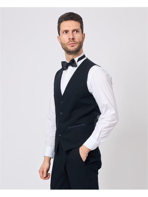 Smoking uomo Bharnaba con collo sciallato BHARNABA | AB212-LOTOBLU