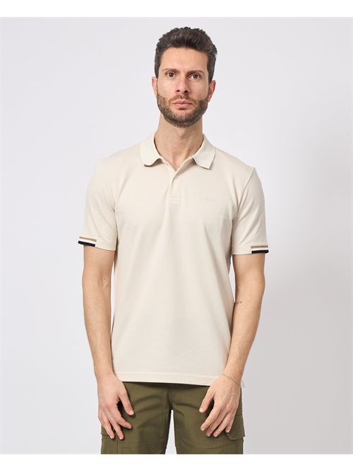 Boss men's polo with stripes on the edges BOSS | 50467113131