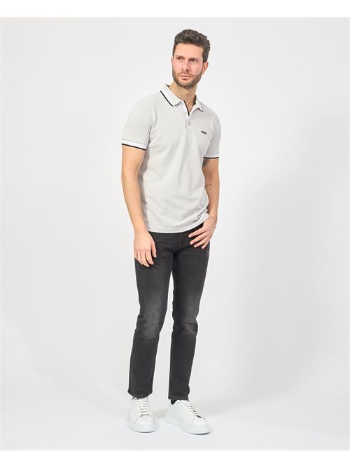 Polo homme Paddy de Boss avec bords contrastés BOSS | 50469055053