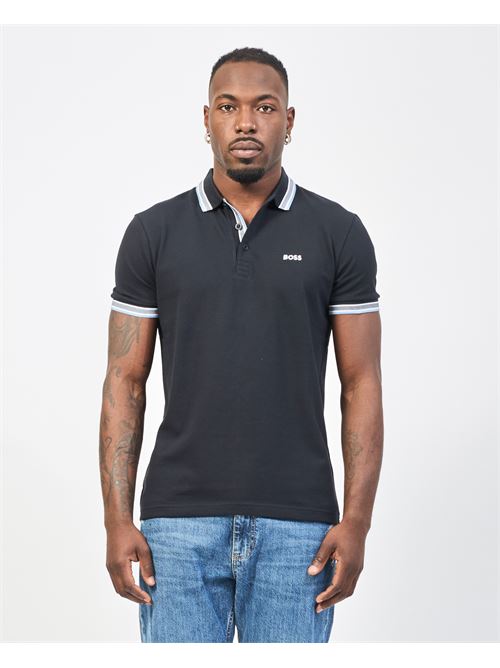 Polo homme Paddy de Boss avec bords contrastés BOSS | 50469055409