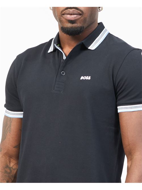 Polo homme Paddy de Boss avec bords contrastés BOSS | 50469055409
