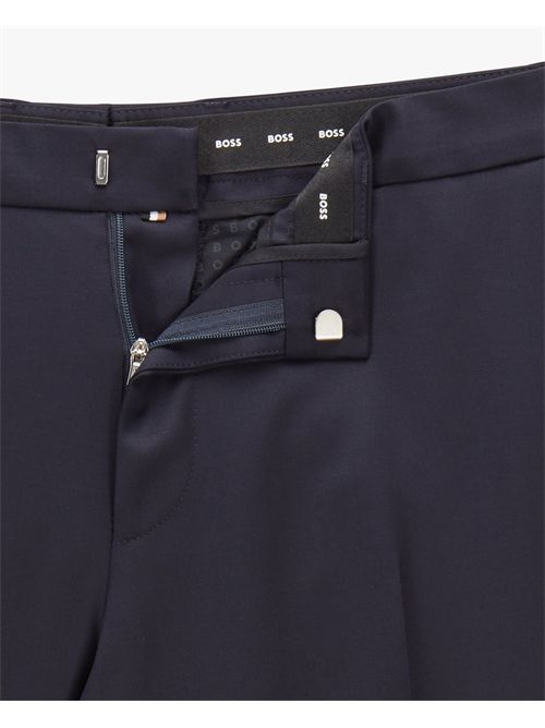 Pantaloni uomo Boss extra slim fit in serge BOSS | 50469184401