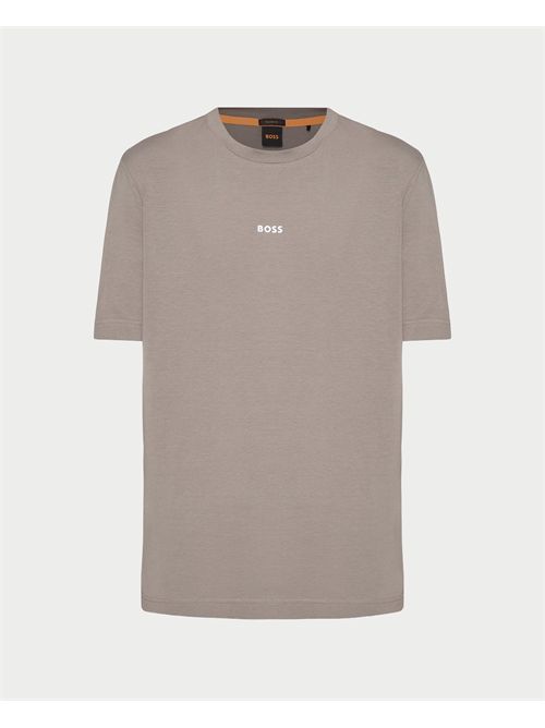 Boss Men's T-Shirt with Printed Logo BOSS | 50473278294