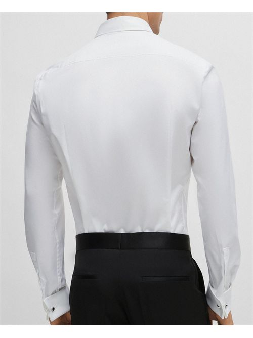 Camicia uomo Boss slim fit con doppi polsini BOSS | 50480101100