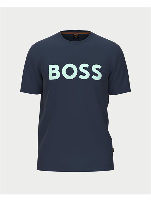 T-shirt uomo Boss con maxi logo BOSS | 50481923404
