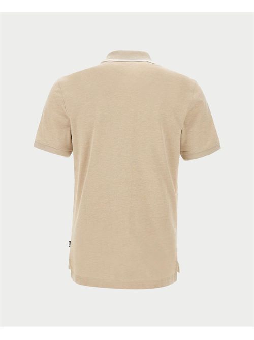 Polo uomo in piquè di cotone con logo BOSS | 50494697290