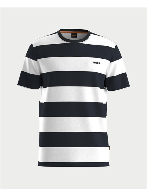 Boss Men's T-Shirt with Striped Pattern BOSS | 50499334001