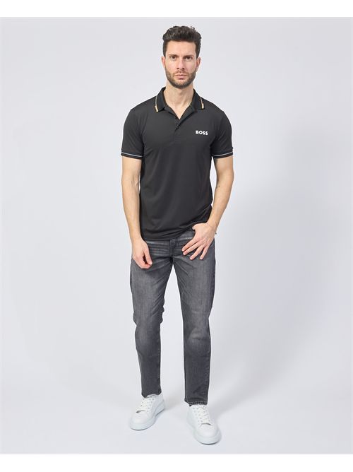 Polo en jersey de coton Boss avec logo BOSS | 50506203005