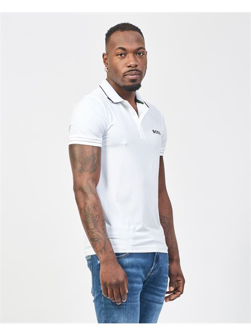 Polo en jersey de coton Boss avec logo BOSS | 50506203104