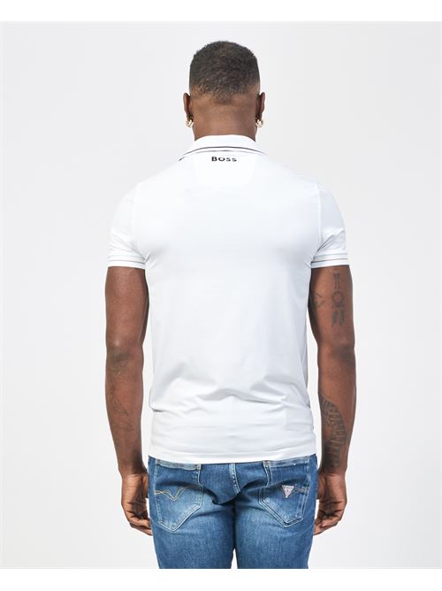 Polo en jersey de coton Boss avec logo BOSS | 50506203104