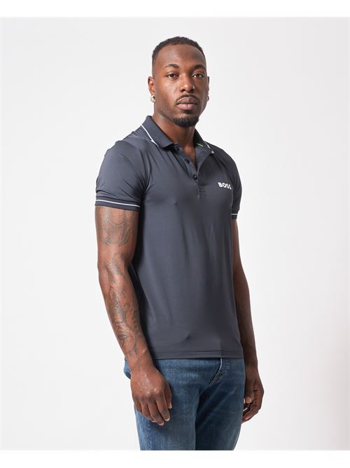 Polo en jersey de coton Boss avec logo BOSS | 50506203406