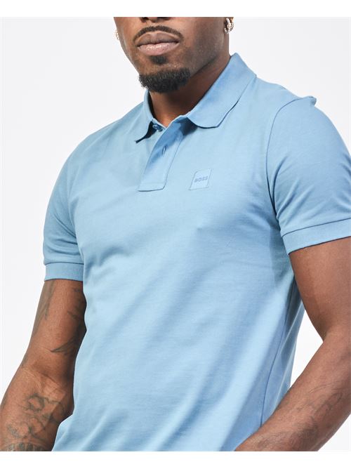 Polo pour homme Passenger de Boss en coton stretch BOSS | 50507803459