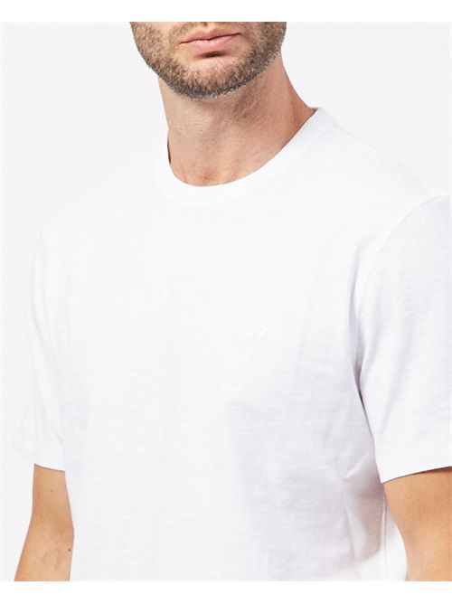 Boss Men's Crew Neck Cotton T-Shirt BOSS | 50508243100