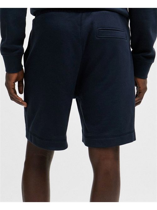 Bermuda nero Boss regular fit in terry di cotone BOSS | 50511726001