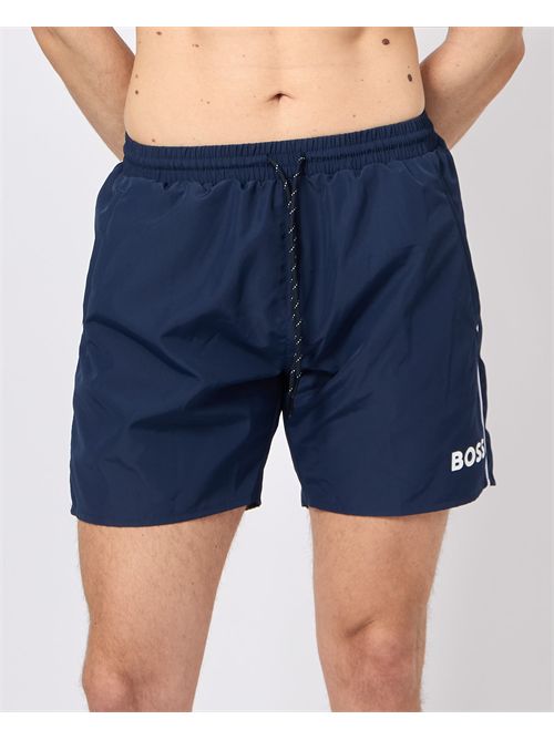 Boxer da mare Boss con dettagli a contrasto BOSS | 50514429413