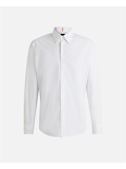 Camicia uomo Boss in popeline di cotone BOSS | 50518304100