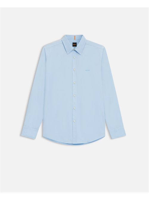 Camicia uomo Boss in popeline di cotone BOSS | 50518304460
