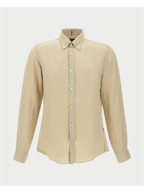 Camicia uomo Boss in puro lino BOSS | 50520283275