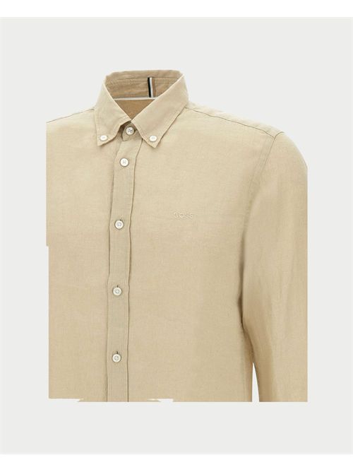 Camicia uomo Boss in puro lino BOSS | 50520283275