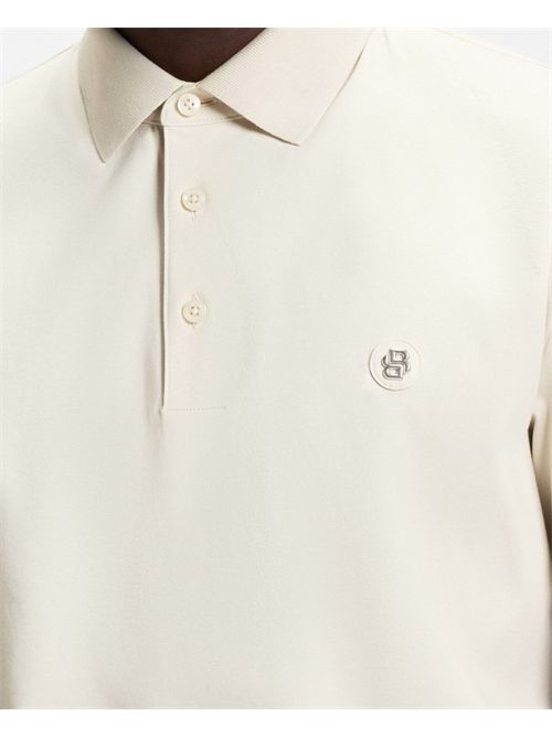 Polo uomo Boss con toppa doppio monogramma BOSS | 50520297131