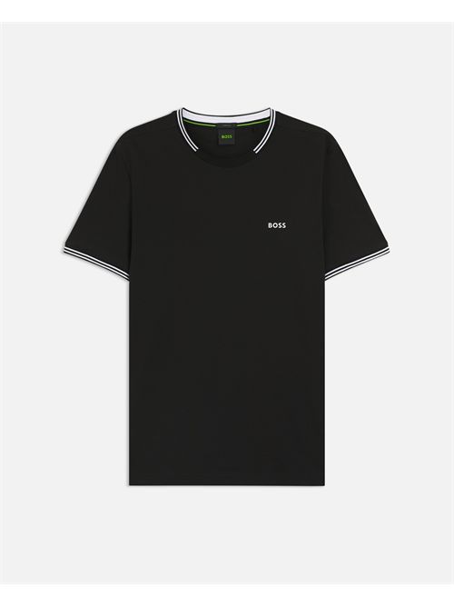 T-shirt uomo Boss con dettagli a righe BOSS | 50521245001
