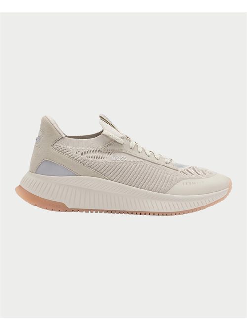 Boss men's sneakers with knitted upper BOSS | 50523113270