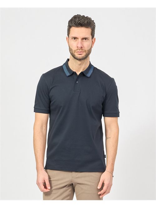Polo homme Boss slim fit avec col contrasté BOSS | 50531791404