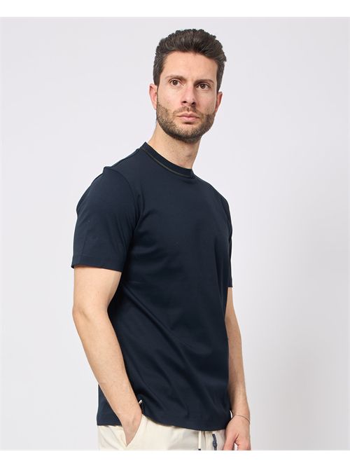 Slim fit Boss T-shirt in mercerized cotton BOSS | 50531793405
